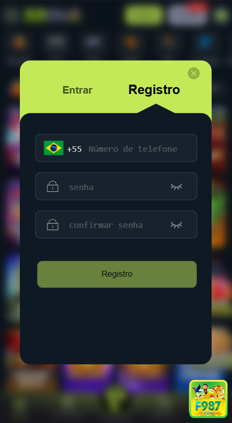 f987.com Cadastro Vantagens